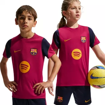 Nike FC Barcelona Strike laste jalgpallisärk tumepunane L
