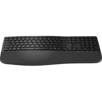 HP 685 Comfort kahe režiimiga traadita klaviatuur, Bluetooth 5.2 ja 2,4 GHz, laetav, US English QWERTY, Dark Ash Silver 8T6L9UT#ABE