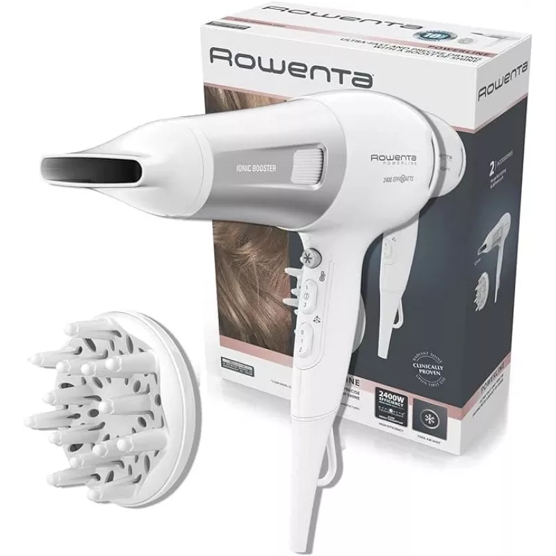Rowenta Power 2100W juukseföön Valge/Hõbedane