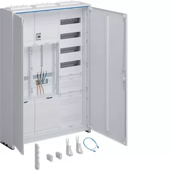 Hager universZ täielik arvestikapp 1100x800x205mm 3-faasiline 2 arvestikohaga APZ valge ZB333Q25ENT