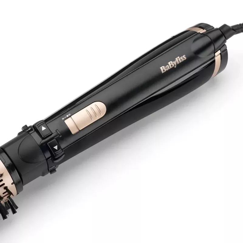 BaByliss Big Hair Dual Rotating Hot Air Styler, 1000 W, must/kuldne