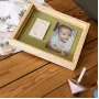 Baby Art Pure Frame puidust mälestusesemete komplekt beebi käe- või jalajäljendi jaoks