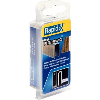 RAPID TOOLS kitsad kroonklambrid tüüp 606, 12 mm, väike pakk, tsingitud terastraat, vaiguga kaetud pind, 1 tk 40109527