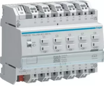 Hager TYAS610D KNX lülitus-/rulooajam 10/5-kordne 16A C-koormus Secure