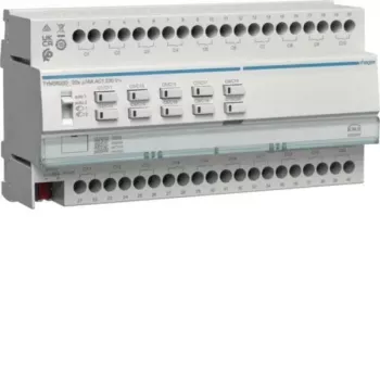 HAGER TYMS620D KNX Secure lüliti- ja rulooajam, 20 lülitus- / 10 rulookanalit, 16 A, DIN-liist