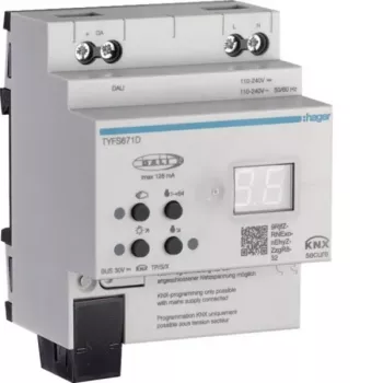 Hager Gateway TYFS671D KNX/DALI-2 Secure 1-kanaliline