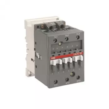 ABB UA75-30-00-80 3-pooluseline kontaktor, 75 A, 230V AC 50Hz / 240V AC 60Hz mähis, 37 kW 400V juures 1SBL411022R8000