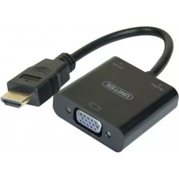 Exertis Connect 051248 VGA-HDMI adapterkaabel 0,15 m must