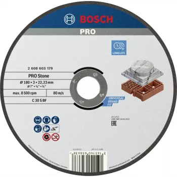 Boschi lõikeketas 180 mm sirge tüüp 41 metallile, 1 tk 2608603179