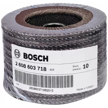 Bosch X431 Standard-kinnitusega lamellketas metallile, sirge, 125 mm, tera 80, klaaskiust alus 2608603718