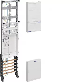 HAGER ZH3EN27 täielik arvestipaneel, 1 arvesti koht, BKE-I, Universal Z, 1-väli, 1050mm kõrgus