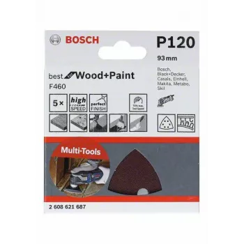 Bosch 2608621688 Delta lihvpaber tera 180, 93 mm, 5 tk