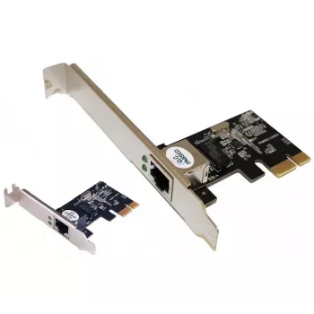 EXERTIS CONNECT 1 Gigabit PCI Express võrgukaart, standard- ja madalprofiil 300555