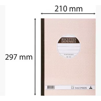 Le Dauphin Manifold Recettes-Dépenses, 297 x 210 mm, dupli (1502D) - 1 plokk
