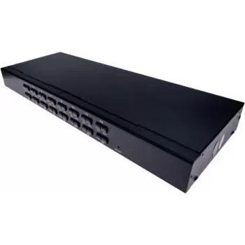 EXERTIS CONNECT 16-pordiline USB/PS/2 KVM-lüliti OSD ja IP-kaugjuurdepääsuga 66310