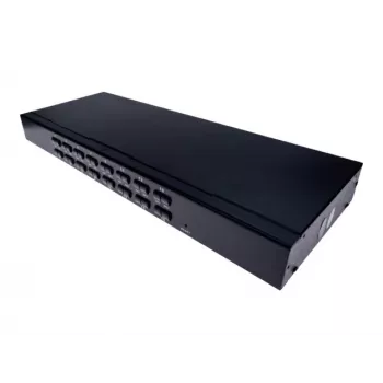 EXERTIS CONNECT 16-pordiline USB/PS/2 KVM-lüliti OSD ja IP-kaugjuurdepääsuga 66310
