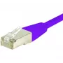 EXERTIS CONNECT CAT.6 S/FTP PiMF võrgukaabel, violetne, 1,0 m 854454