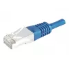 EXERTIS CONNECT Cat.6a F/UTP paigalduskaabel, 3m, sinine, 10 Gbps, õhuke paindekaitse 859521
