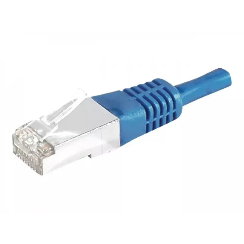 EXERTIS CONNECT Cat.6a F/UTP paigalduskaabel, 3m, sinine, 10 Gbps, õhuke paindekaitse 859521