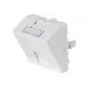 Dexlan esipaneeli sisestus 45 x 45 mm 1 Keystone moodulile, 30°, signaalvalge RAL 9003 (911712)