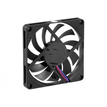 Exertis Connect 80 mm korpuseventilaator - pukslaager, 3-pin, must 910191