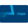 Hager RTH310X RFID-pääsukaart ODT 2.0 välisjaama jaoks