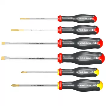 Facom PROTWIST 6-osaline pilu- ja ristpeakruvikeeraja komplekt ATP.J6PB