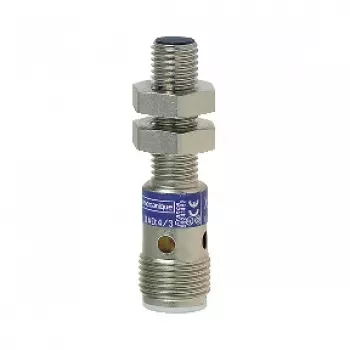 TMSS GERMANY OsiSense XS6 induktiivne lähedusandur M8, PNP NO, M12 pistik, 2,5 mm tuvastuskaugus, XS608B1PAM12