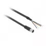 TMSS GERMANY Telemechanique Sensors M12 emane sirge PUR-kaabel 5 m 4-kontaktiline XZCP1141L5