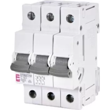 ETI ETIMAT P10 3-pooluseline 63A C-karakteristikuga miniatuurne kaitselüliti 001901336