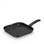 WMF Devil Grill Pan 27x27 cm, ruudukujuline, PermaDur kleepumatu kate, TransTherm universaalne põhi, Cromargan käepide