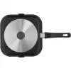 WMF Devil Grill Pan 27x27 cm, ruudukujuline, PermaDur kleepumatu kate, TransTherm universaalne põhi, Cromargan käepide