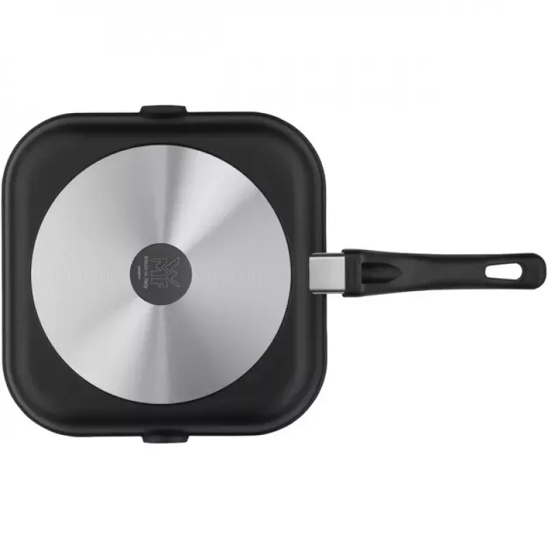 WMF Devil Grill Pan 27x27 cm, ruudukujuline, PermaDur kleepumatu kate, TransTherm universaalne põhi, Cromargan käepide