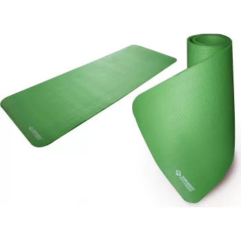 SCHILDKROT treeningmatt, 15 mm, roheline, libisemiskindel sünteetiline kumm, 180 x 60 cm 960051