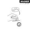 Wagner design yourself EH 5105 CLEAR põranda uksepiiraja, plast, läbipaistev (15510511)