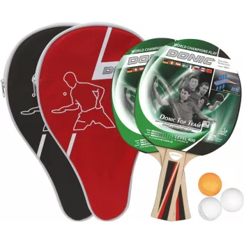 DONIC SCHILDKRÖT Lauatennise komplekt Top Team 1016,00cm (400) - 2 reketit Top Team 400, 3 palli 788495