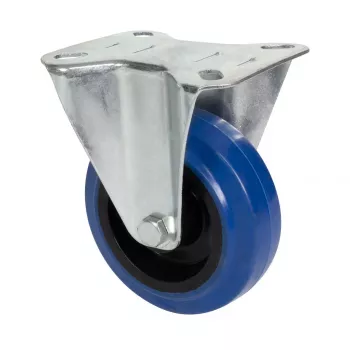 Wagner design yourself jäik ratas RO 8700, 75 mm, sinine/hall turvis, 50 kg kandevõime, ülaplaadiga kinnitus 4870001