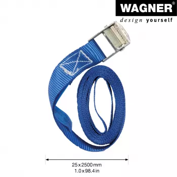Wagner design yourself kinnitusrihmad MM 1016 sinine 2,5 m 2 tk 20101600