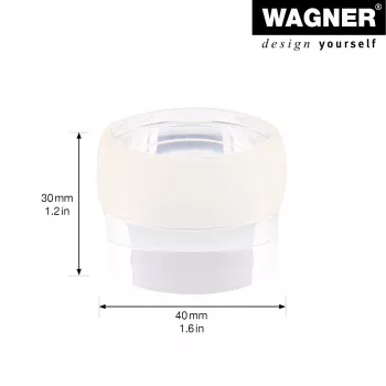 Wagner Design Yourself EH 5222 läbipaistev isekleepuv uksepeatus, 40 mm läbimõõt, 22 mm kõrgus 15522211