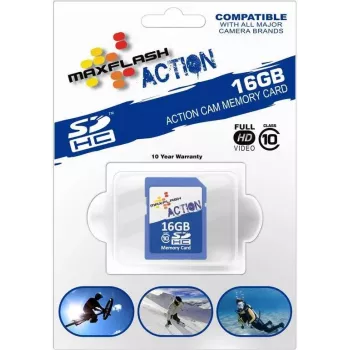 MEMORYSOLUTION MAXFLASH 8GB Action SDHC mälukaart Class 10, jaemüük SD8GHCCL10M-R