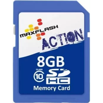 MEMORYSOLUTION MAXFLASH 8GB Action SDHC mälukaart Class 10, jaemüük SD8GHCCL10M-R
