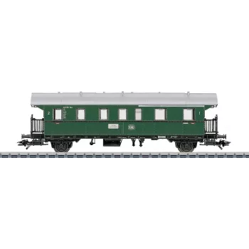 Märklin 4313 H0 kiirrongi vagun Büm 234 2. klass DB IV ajastu ookeanisinise/beesiž
