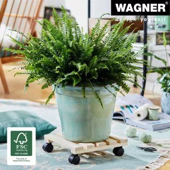 WAGNER design yourself taimetõstuk GH0037, pöögipuit, beež, ruudukujuline, 29 x 29 x 8,3 cm, kandevõime 100 kg 20003701