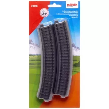 Märklin World 23130 H0 6-osaline kõver plaströöbaste komplekt