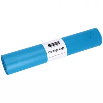 DEISS Heavy-Duty Refuse Bags STANDARD 120L sinine 6µm (25-pakk) 20067