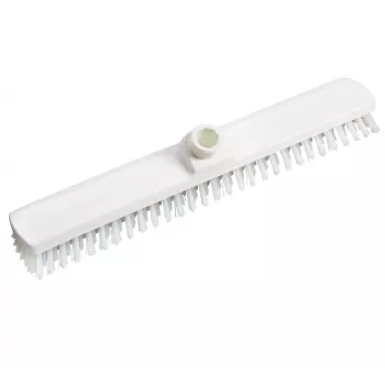 Haug Bürsten põrandaharja, valge plastik, 400 mm laius (8890)