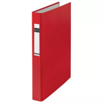 LEITZ Standard kaust A4 ülisuur punane 2 D-rõngaga 41 mm selg 25 mm rõnga läbimõõt 4210-00-25