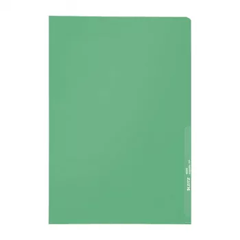 Leitz A4 dokumenditaskud, 0,13 mm PP, rohelised, 100 pakk 40000055