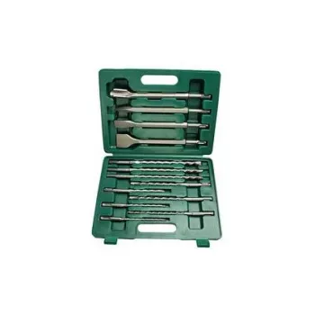BRÜDER MANNESMANN MAN 12588 - 13-osaline SDS-Plus puurvasara puuriterade ja peitlite komplekt