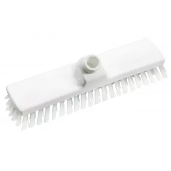 Haug Bürsten 8770 küürimisharja pea, valge PP korpus, PBT harjased, 300 mm lai